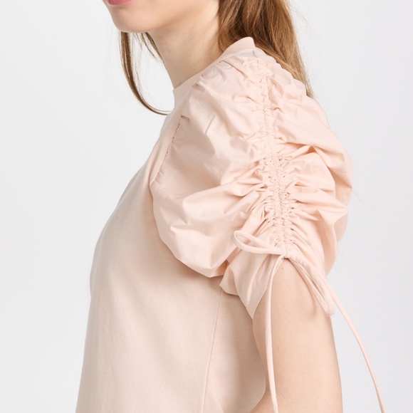 NWT Frame ruched tie sleeve tee S - Picture 2 of 9